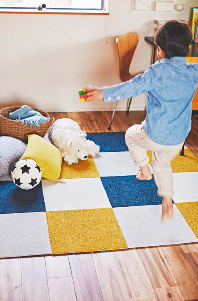 ペットリフォームファクトリー / ファブリックフロア(タイルカーペット